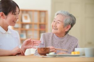 介護施設でのお茶菓子に